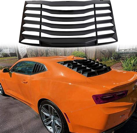 camaro window louver|chevy camaro 3 back window.